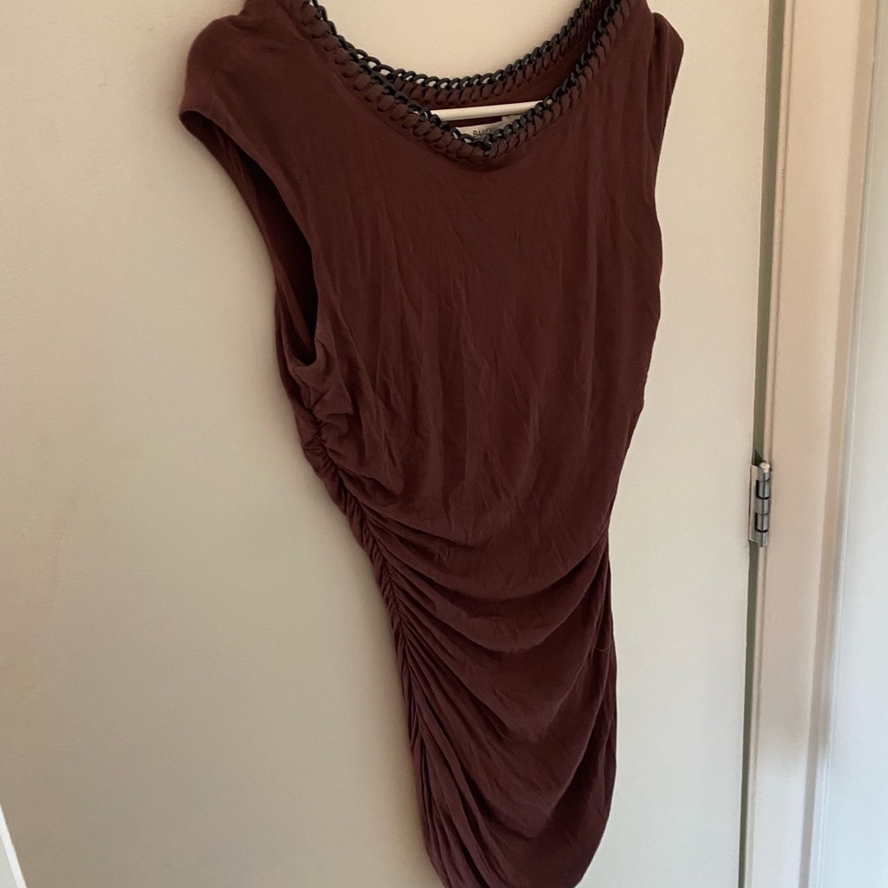BAILEY44 medium burgundy chain top - Picture 9 of 9